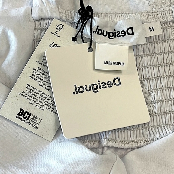 Desigual Strappy White Midi Dress - Picture 9 of 9